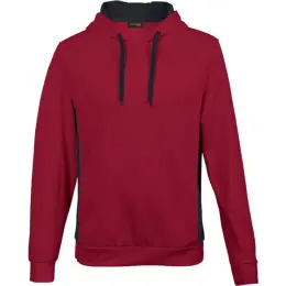 Track Hooded Sweater Red Black